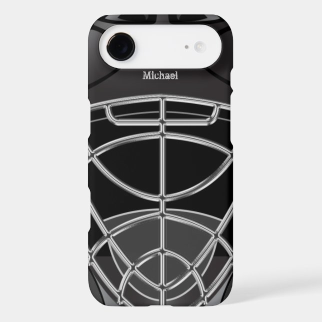 Hockey Goalie Helmet Case-Mate iPhone Case (Back)