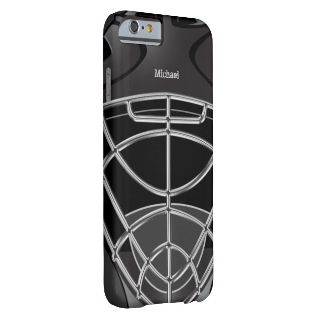 Hockey Goalie Helmet Case-Mate iPhone Case (Back/Right)