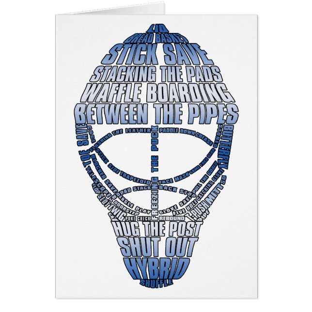 Hockey Goalie Mask (Front)