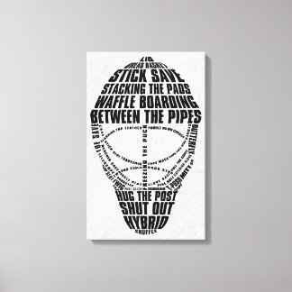 Hockey Goalie Mask Canvas Print