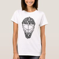 Hockey Goalie Mask Word Art, With Name & Number
