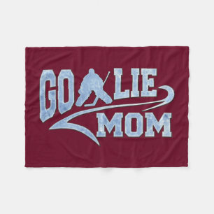 Hockey Goalie Mum Athletic Tail Fleece Blanket