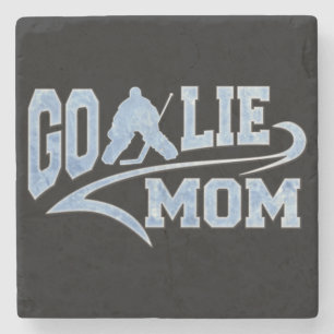 Hockey Goalie Mum Athletic Tail Stone Coaster
