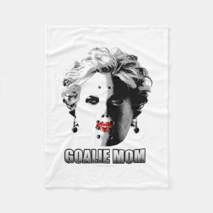 Hockey Goalie Mum Fleece Blanket