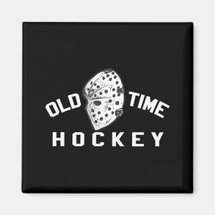Hockey Goalie Retro Heritage Old Time Vintage Magnet