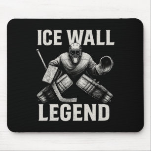 Hockey Goalie Sportswear – Ice Wall Legend Save Th Mouse Mat
