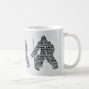 Hockey Goalie Typography Mug