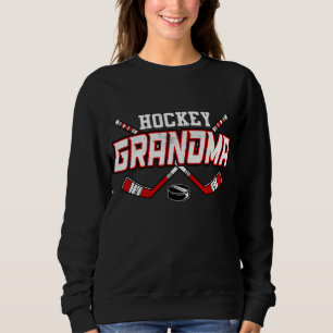 Hockey Grandma For Women Mama Mother's Day Vintage Sweatshirt