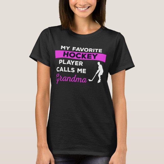Hockey Grandma T-Shirt (Front)