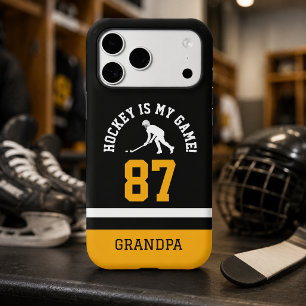 Hockey Grandpa Jersey Number Design