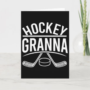 Hockey Granna Hockey Family Funny Card