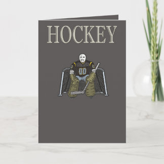 Hockey Greeting Card