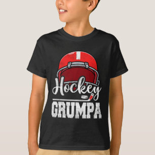 Hockey Grumpa Hockey Player Game Day Father's Day T-Shirt