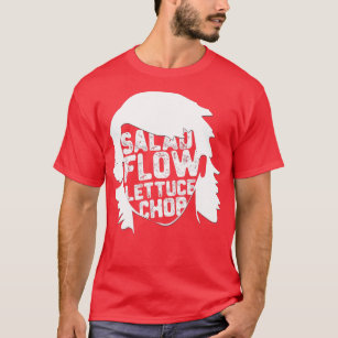 Hockey Hair Funny Flow Lettuce Salad Chop Hockey  T-Shirt