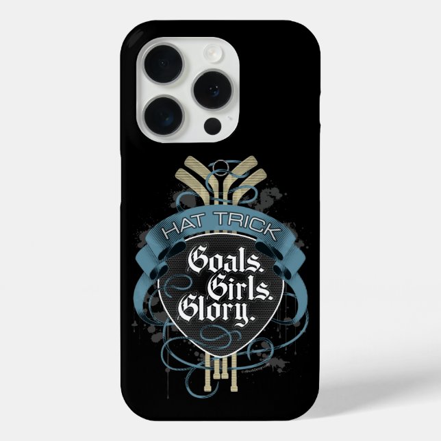 Hockey Hat Trick: Goals, Girls & Glory Case-Mate iPhone Case (Back)