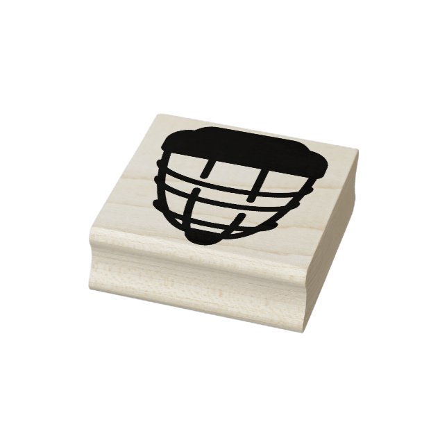hockey-helmet rubber stamp (Stamp)