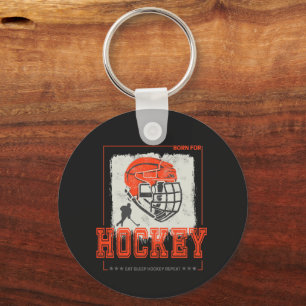 Hockey Helmet Vintage Player Game Trainer Or Coach Key Ring