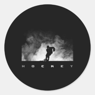 Hockey Hockey Classic Round Sticker