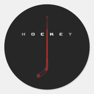Hockey Hockey Classic Round Sticker
