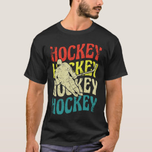 Hockey Hockey Hockey Funny Ice Hockey Frisbee Love T-Shirt