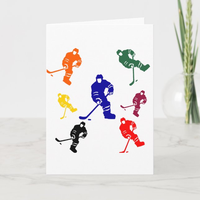 HOCKEY HOLIDAY CARD (Front)