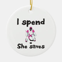 Hockey I Spend She Saves Goalie Parent