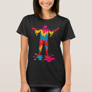 Hockey Ice Cream Drip Boys Girls Ice Hockey Youth T-Shirt