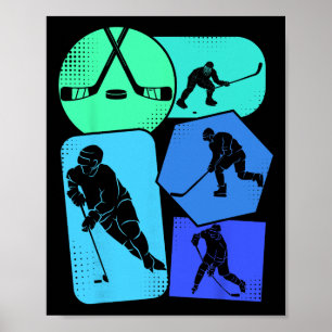 Hockey Ice Hockey Boys Youth Kids Poster