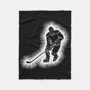 Hockey Ice Hockey Kids Youth Boys _1 Fleece Blanket