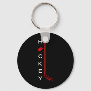 Hockey  Ice Hockey Player Gift 2 Key Ring