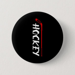 Hockey  Ice Hockey Player Gift  8 6 Cm Round Badge