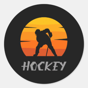 Hockey Ice Hockey Player Gift 9 Classic Round Sticker