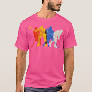 Hockey  Ice Hockey Vintage Retro Style  T-Shirt