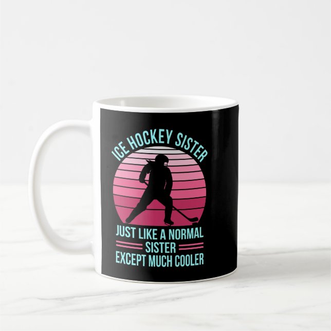 Hockey Ice Hockey Women Funny Gift Essential T Shi Coffee Mug (Left)