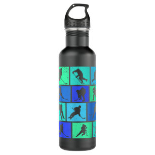 Hockey Ice Hockey Youth Boys Kids 710 Ml Water Bottle