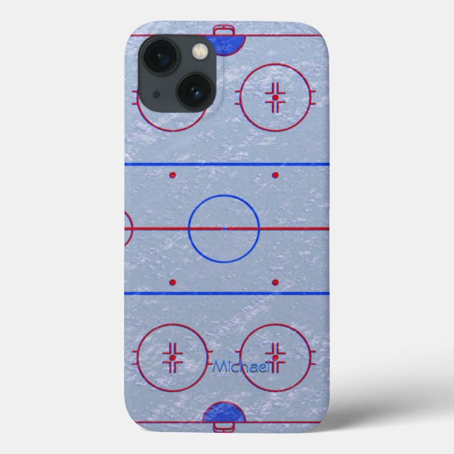 Hockey Ice Rink Pitch Case-Mate iPhone Case (Back)