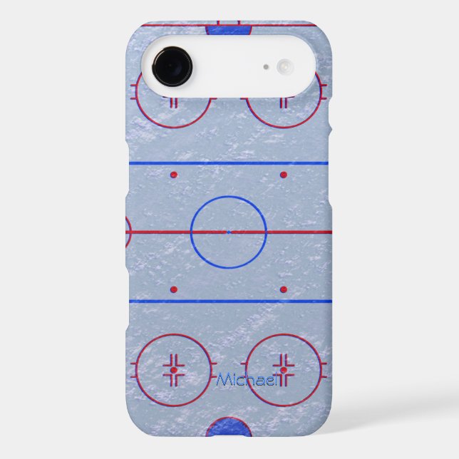 Hockey Ice Rink Pitch Case-Mate iPhone Case (Back)