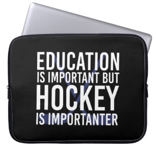Hockey is importanter Funny Hockey gifts Laptop Sleeve