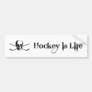 Hockey is Life Bumper Sticker