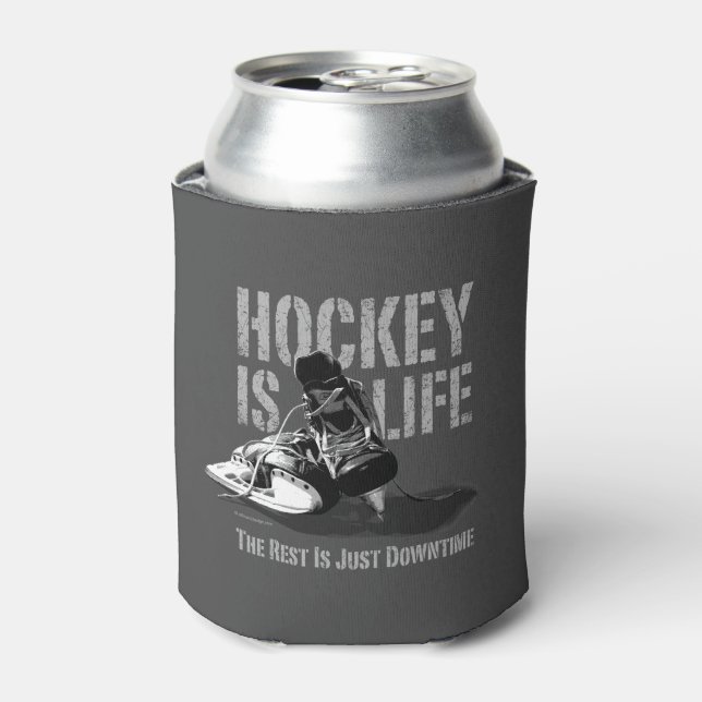 Hockey Is Life Can Cooler (Can Front)