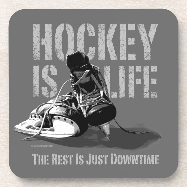 Hockey Is Life Coaster (Front)