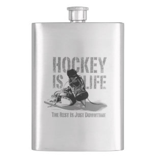 Hockey Is Life Hip Flask