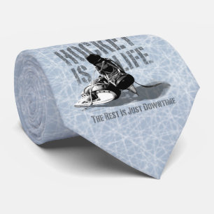 Hockey Is Life Tie