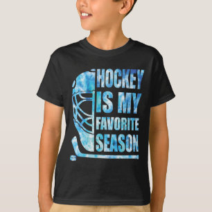 Hockey Is My Favorite Season Funny Youth Women Boy T-Shirt