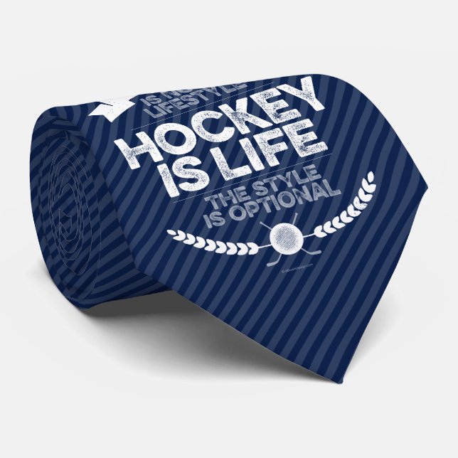 Hockey Is Not A Lifestyle Tie (Rolled)