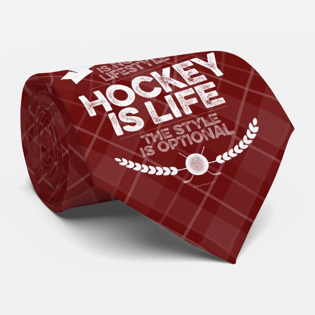 Hockey Is Not A Lifestyle Tie (Rolled)