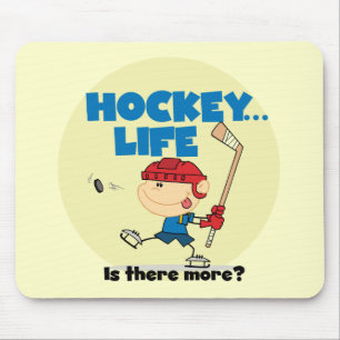 Hockey is There More T-shirts and Gifts Mouse Mat