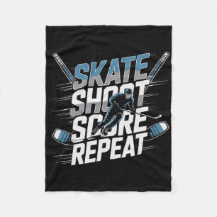 Hockey Jersey Gifts For Men Kids Youth Adults Humo Fleece Blanket