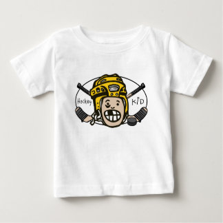 Hockey Kid Yellow Baby T-Shirt