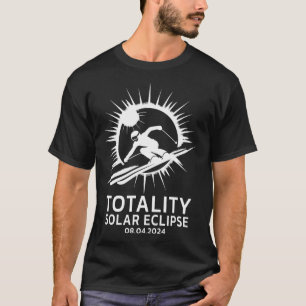 Hockey Kids Mens Womens Total Solar Eclipse 2024 T-Shirt
